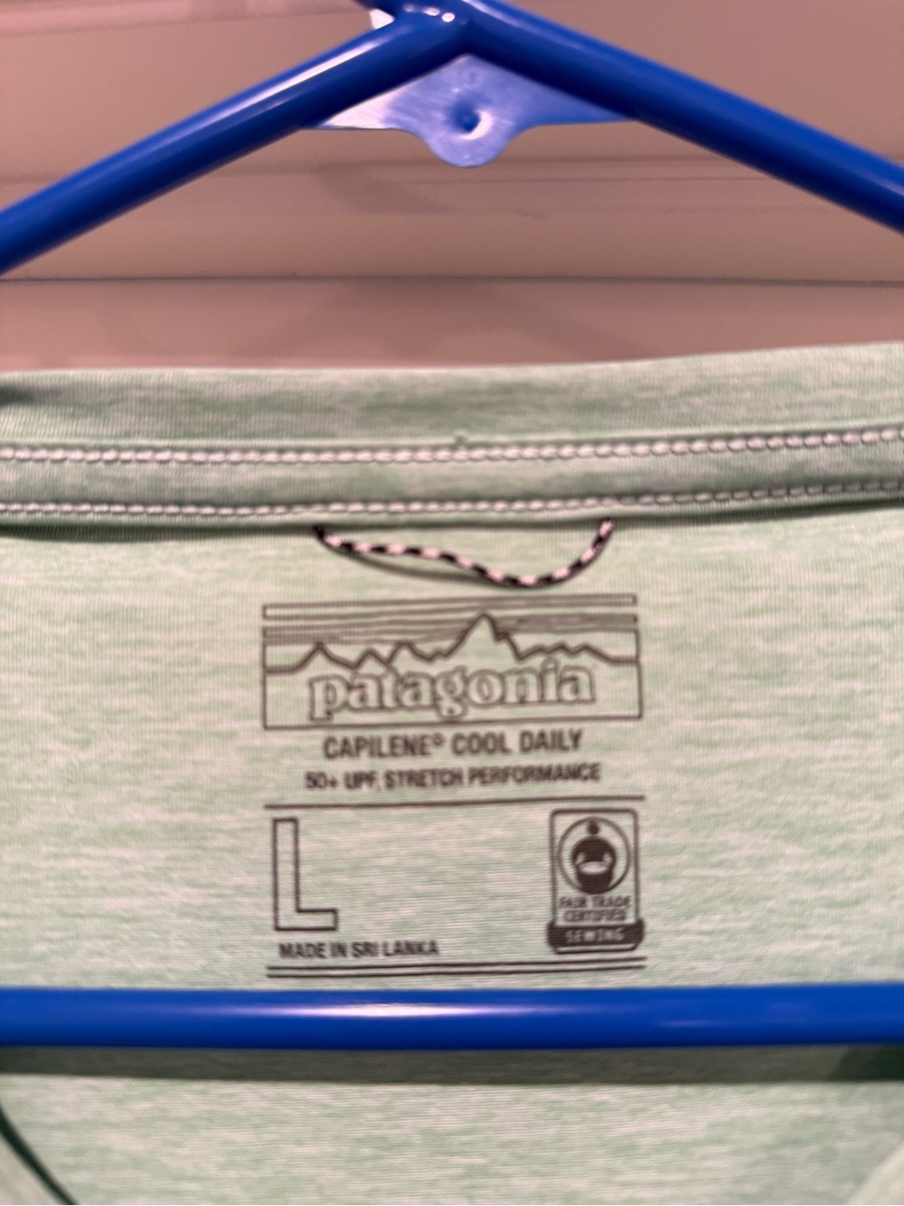Patagonia Light Green Run Graphic Short-Sleeve Tee - Picture 2 of 3